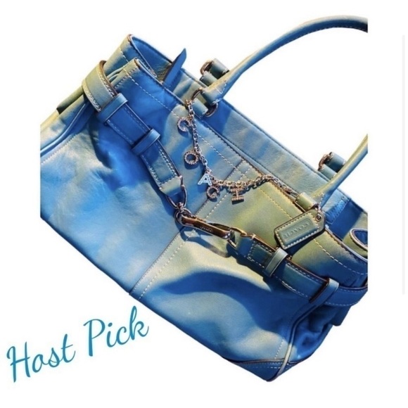 Coach Signature Purse Charm Crystal Letters “COACH” NWOT Purse NOT inclu… - Picture 2 of 3